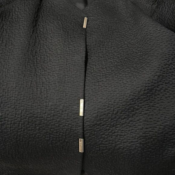 Ba&sh sz 1, M jacket black with gold details wool cotton  blend shoulder detail - Picture 7 of 9